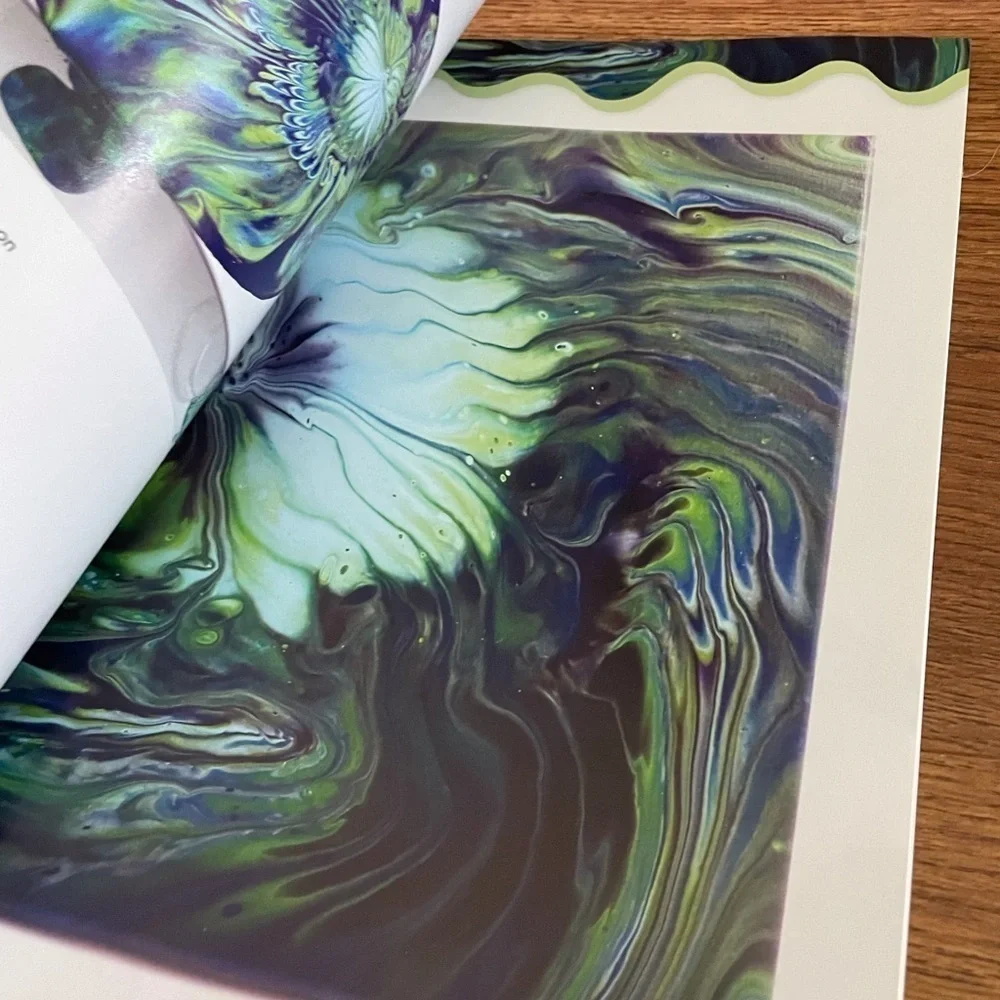 The Art of Paint Pouring paperback book - Picture 2 of 4